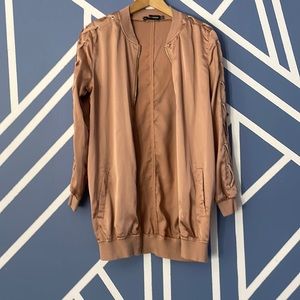 Carli Bybel x Missguided bomber